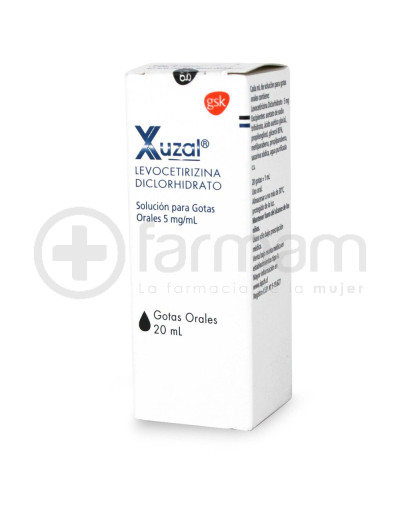 Xuzal Solucion Para gotas Oral 5mg/ml.20ml