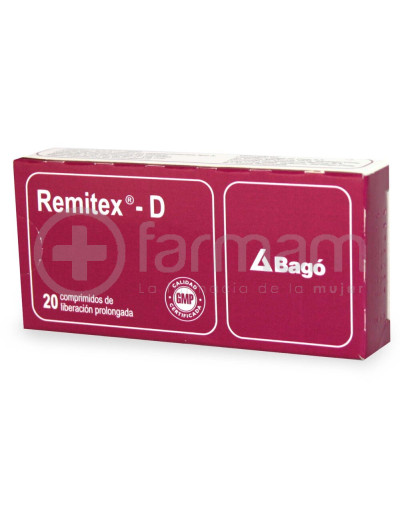 Remitex-D Comprimidos De Liberacion Prolongada .20