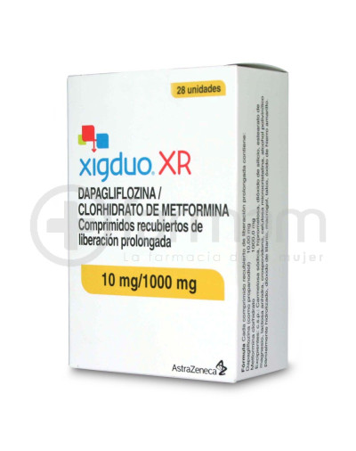 Xigduo Xr Comprimidos Recubiertos De Liberacion Prolongada 10mg/1000mg.28 Xigduo Xr Comprimidos Recubiertos De Liberacion Prolongada 10mg/1000mg.28