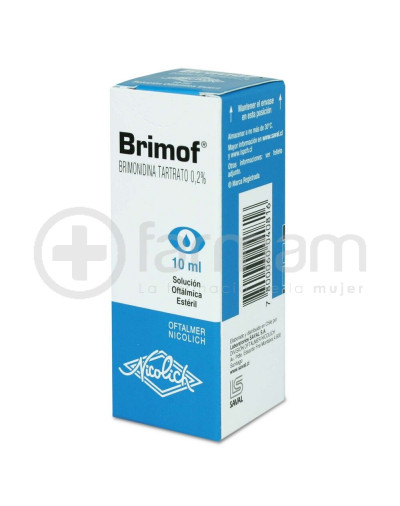 Brimof Solucion Oftalmica Esteril 0,2% 10ml Brimof Solucion Oftalmica Esteril 0,2% 10ml