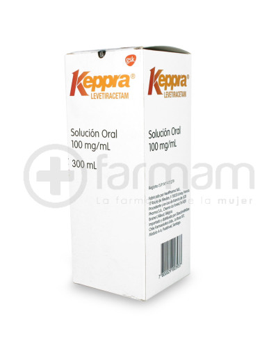Keppra Solucion Oral 100mg/ml Frasco C/Medida Dosificadora 300ml