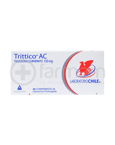 Trittico-Ac Comprimidos 150 mg 20 Trittico-Ac Comprimidos 150 mg 20