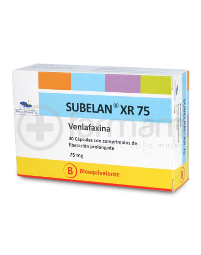Subelan Xr Capsulas Con Comprimidos De Liberacion Prolongada 75mg.30 Subelan Xr Capsulas Con Comprimidos De Liberacion Prolongada 75mg.30