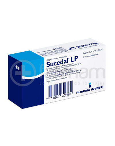 Sucedal Lp Comprimidos Recubiertos 12,5mg.30