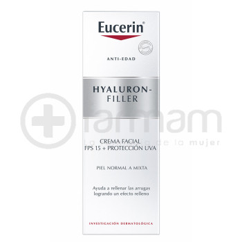 Eucerin Crema Hyaluron Filler Anti Edad Piel Normal A Mixta 50ml