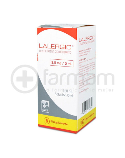 Lalergic Solucion Oral 2,5mg/5ml.100ml