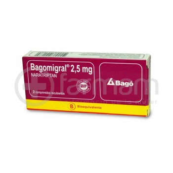 Bagomigral 2,5 mg Comprimidos Recubiertos X2
