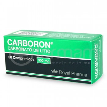 Carboron Comprimidos 300 mg 50