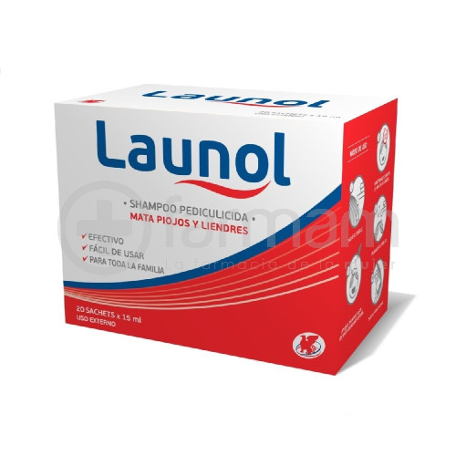 Launol Shampoo Sachet 15ml. - Farmam.cl