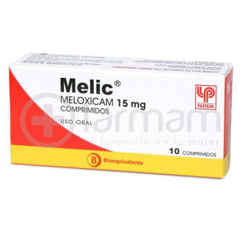 Melic Comprimidos 15 mg 10 Melic Comprimidos 15 mg 10