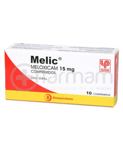 Melic Comprimidos 15 mg 10 Melic Comprimidos 15 mg 10