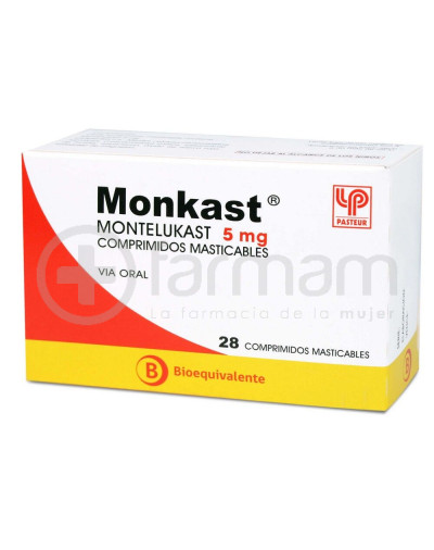 Monkast Comprimidos Masticables 5mg.28