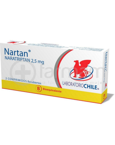 Nartan Comprimidos Recubiertos 2,5 mg.2 Nartan Comprimidos Recubiertos 2,5 mg.2