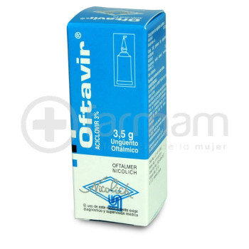 Oftavir Unguento Oftalmico 3% 3,5 gramos Oftavir Unguento Oftalmico 3% 3,5 gramos