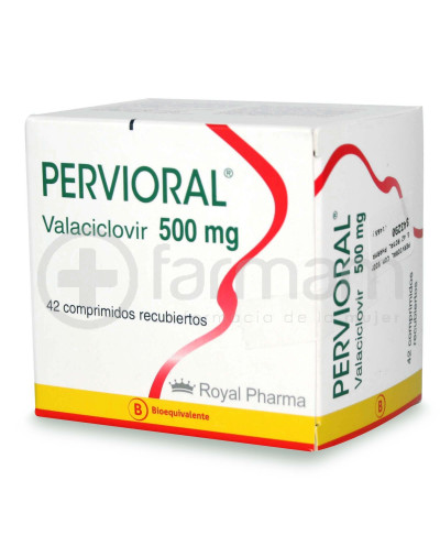 Pervioral Comprimidos Recubiertos 500 mg 42 Pervioral Comprimidos Recubiertos 500 mg 42
