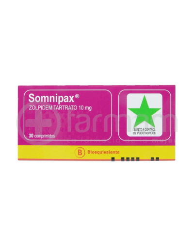 Somnipax Comprimidos 10mg X30