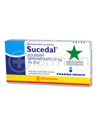 Sucedal Comprimidos Recubiertos 10 mg 30