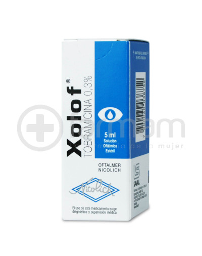 Xolof Solucion Oftalmica 0,3% 5ml. Xolof Solucion Oftalmica 0,3% 5ml.