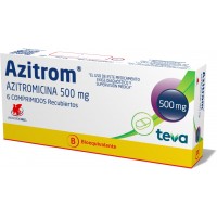 Azitrom Comprimidos Recubiertos 500 mg 6