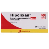 Hipolixan Comprimidos Recubiertos 40 mg 30