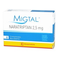 Migtal Comprimidos Recubiertos 2,5mg. 6