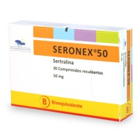 Seronex Comprimidos Recubiertos 50mg.