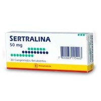 Sertralina Bioequivalente Comprimidos Recubiertos 50mg.30