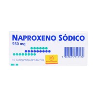 Naproxeno De Sodio Bioequivalente Comprimidos Recubiertos 550mg.10